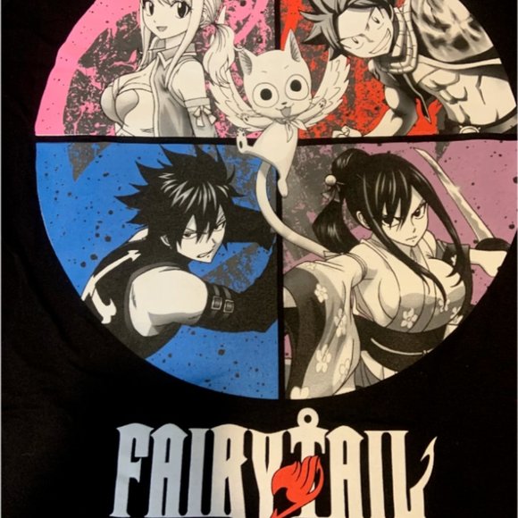 Fairy Tail Anime Adult T-Shirt Hot Topic - Picture 4 of 4